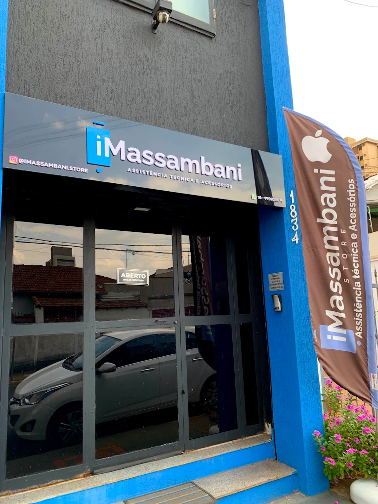 Fachada da loja iMassambani em Ribeirão Preto